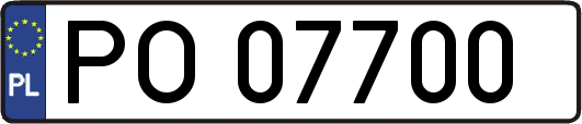 PO07700