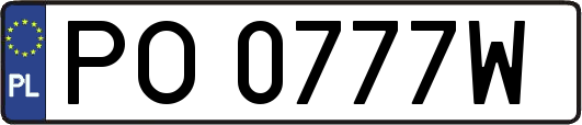 PO0777W