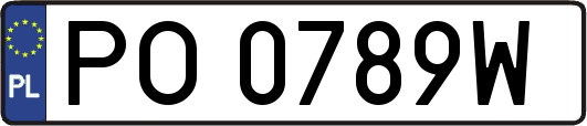 PO0789W
