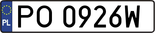 PO0926W