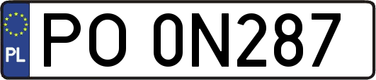 PO0N287