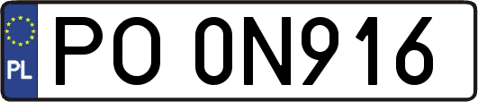 PO0N916