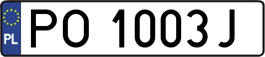 PO1003J