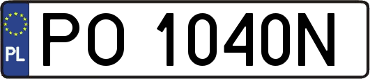 PO1040N