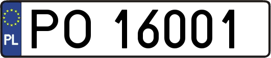 PO16001