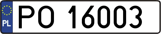 PO16003