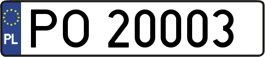 PO20003