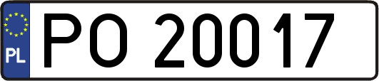 PO20017