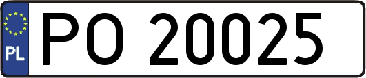 PO20025