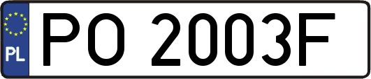 PO2003F