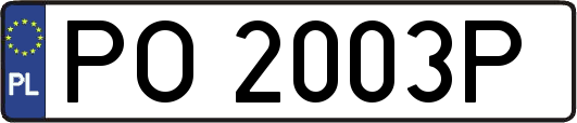 PO2003P