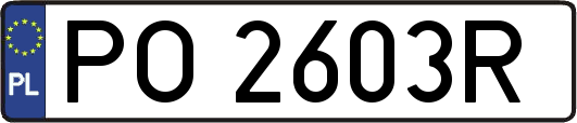 PO2603R