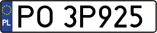 PO3P925