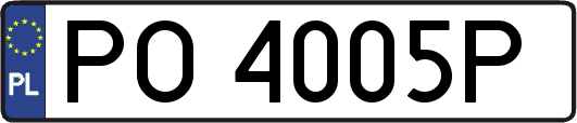 PO4005P