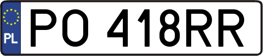 PO418RR