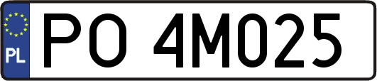 PO4M025