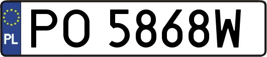 PO5868W