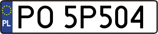 PO5P504