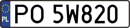 PO5W820