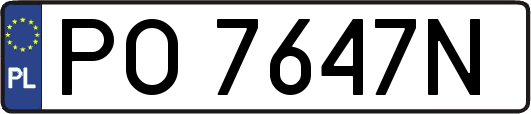 PO7647N