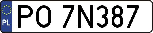 PO7N387