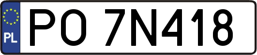 PO7N418
