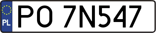 PO7N547