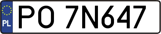 PO7N647