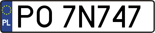 PO7N747