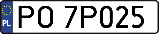 PO7P025