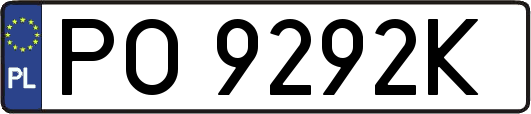 PO9292K
