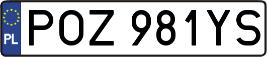 POZ981YS