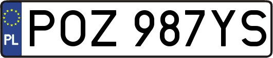 POZ987YS