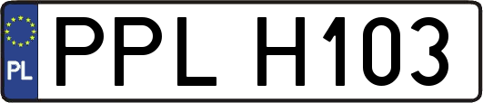 PPLH103