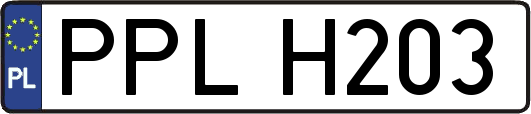 PPLH203