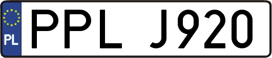 PPLJ920