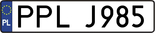 PPLJ985
