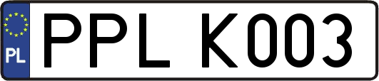 PPLK003