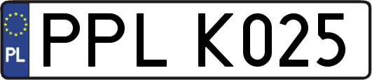 PPLK025
