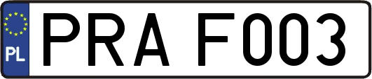 PRAF003