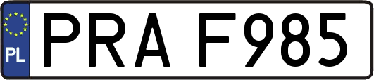 PRAF985