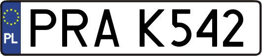 PRAK542