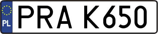 PRAK650