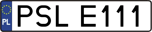 PSLE111