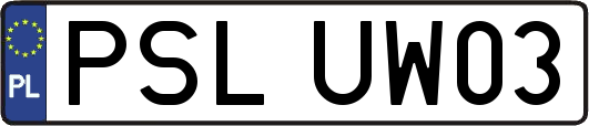 PSLUW03