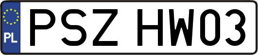 PSZHW03