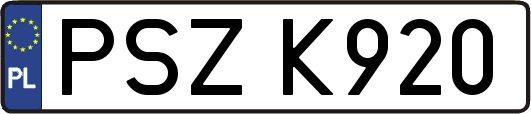 PSZK920