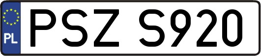 PSZS920
