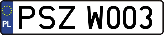 PSZW003