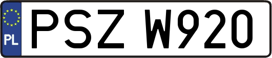 PSZW920